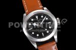 Tudor Black Bay 41 LF 1:1 Best Edition Black Dial on Brown Leather Strap A2824 Super Clone Watch - Image 2