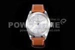 Tudor Black Bay 41 LF 1:1 Best Edition White Dial on Brown Leather Strap A2824 Super Clone Watch