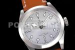 Tudor Black Bay 41 LF 1:1 Best Edition White Dial on Brown Leather Strap A2824 Super Clone Watch - Image 5