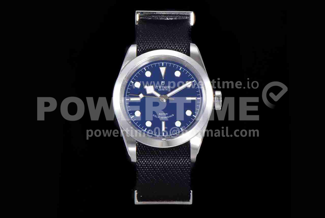 Tudor Black Bay 41 LF 1:1 Best Edition Blue Dial with Black Nylon Strap A2824 Super Clone Watch