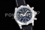 Breitling Avenger Chrono SS TF 1:1 Best Edition Black Dial on Black Nylon Strap A7750 Super Clone Watch - Image 2