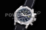 Breitling Avenger Chrono SS TF 1:1 Best Edition Black Dial on Black Nylon Strap A7750 Super Clone Watch - Image 3
