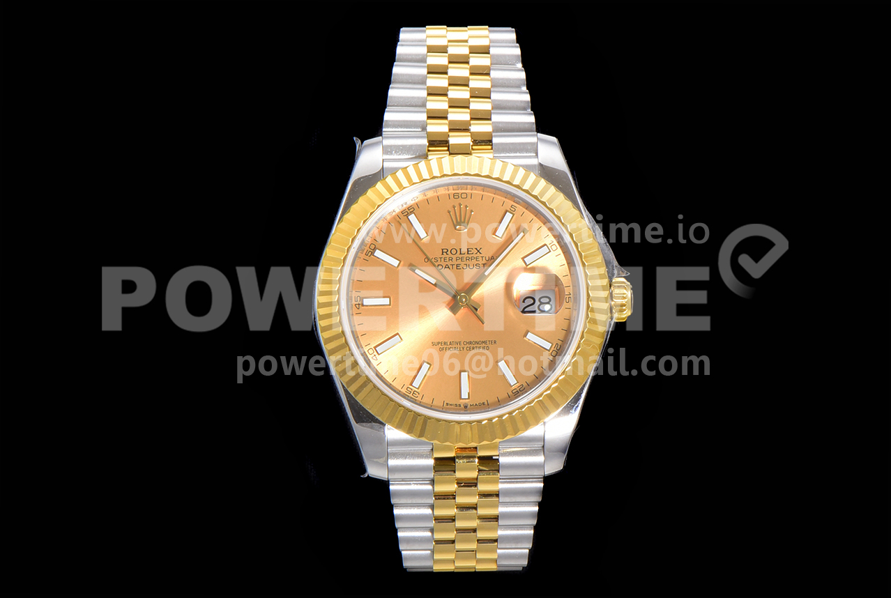 Rolex DateJust 41 126333 VVSF 1:1 Best Edition 904L Steel RG Dial on SS/YG Jubilee Bracelet VR3235 Super Clone Watch