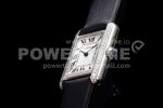 Cartier CAR0534A – Cartier Tank Must Small Dia SBlk SS/LE Wht K11 Sw Qtz Super Clone Watch - Image 6