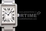 Cartier Tank Must Large C-Blk SS/LE White K11 Sw Qtz Super Clone Watch - Image 4
