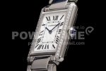 Cartier Tank Must Large C-Blk SS/LE White K11 Sw Qtz Super Clone Watch - Image 6