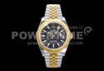 Rolex DateJust 41 126333 SS/YG JDF 1:1 Best Edition 904L Steel Black Stick Dial on SS/YG Jubilee Bracelet VR3235 Super Clone Watch