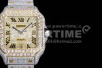 Cartier TW-Santos Gypsophila Super Clone Watch - Image 4