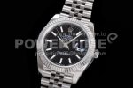 Rolex DateJust 41 126334 JDF 1:1 Best Edition 904L Steel Black Dial on SS Jubilee Bracelet VR3235 Super Clone Watch - Image 3