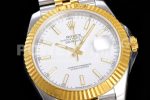 Rolex DateJust 41 126333 904L SS/YG VSF 1:1 Best Edition White Dial on Jubilee Bracelet VS3235 Super Clone Watch - Image 5