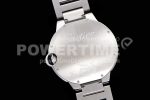 Cartier Ballon Bleu 42mm SS Full Paved Diamonds Dial on Diamonds Paved Bracelet MIYOTA 9015 Super Clone Watch - Image 7