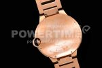 Cartier Ballon Bleu 42mm RG Full Paved Diamonds Dial on Diamonds Paved Bracelet MIYOTA 9015 Super Clone Watch - Image 7