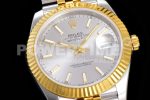 Rolex DateJust 41 126333 SS/YG JDF 1:1 Best Edition 904L Steel Gray Stick Dial on SS/YG Jubilee Bracelet VR3235 Super Clone Watch - Image 5