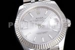 Rolex DateJust 41 126334 NTF 1:1 Best Edition 904L Steel Silver Stick Dial on Jubilee Bracelet VR3235 Super Clone Watch - Image 5