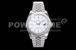 Rolex DateJust 41 126334 NTF 1:1 Best Edition 904L Steel White Stick Dial on Jubilee Bracelet VR3235 Super Clone Watch