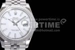 Rolex DateJust 41 126334 NTF 1:1 Best Edition 904L Steel White Stick Dial on Jubilee Bracelet VR3235 Super Clone Watch - Image 4