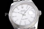 Rolex DateJust 41 126334 NTF 1:1 Best Edition 904L Steel White Stick Dial on Jubilee Bracelet VR3235 Super Clone Watch - Image 5