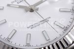 Rolex DateJust 41 126334 NTF 1:1 Best Edition 904L Steel White Stick Dial on Jubilee Bracelet VR3235 Super Clone Watch - Image 7