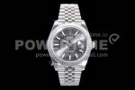Rolex DateJust 41 126334 NTF 1:1 Best Edition 904L Steel Gray Stick Dial on Jubilee Bracelet VR3235 Super Clone Watch