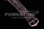 Cartier Santos de Cartier 35mm RG V6F 1:1 Best Edition White Dial on Brown Leather Strap MIYOTA 9015 Super Clone Watch - Image 9