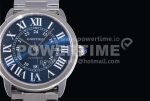 Cartier Ronde Solo de Cartier 42mm SS A8F 1:1 Best Edition Blue Dial on SS Bracelet A2892 Super Clone Watch - Image 4