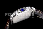 Cartier Santos de Cartier 35mm 2018 V6F 1:1 Best Edition White Dial on Brown Leather Strap MIYOTA 9015 Super Clone Watch V2 - Image 7