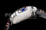 Cartier Santos de Cartier 35mm 2018 V6F 1:1 Best Edition White Dial RG Bezel on The orange belt MIYOTA 9015 Super Clone Watch - Image 7