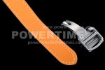 Cartier Santos de Cartier 35mm 2018 V6F 1:1 Best Edition White Dial RG Bezel on The orange belt MIYOTA 9015 Super Clone Watch - Image 9