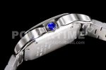 Cartier Santos de Cartier 35mm SS Diamonds Bezel V6F 1:1 Best Edition White Dial on SS SmartLinks Bracelet MIYOTA 9015 Super Clone Watch - Image 7