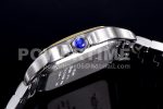 Cartier Santos de Cartier 35mm SS/YG 2018 V6F 1:1 Best Edition White Dial on SS/YG SmartLinks Bracelet MIYOTA 9015 Super Clone Watch - Image 7
