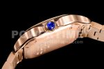 Cartier Santos de Cartier 35mm RG 2018 V6F 1:1 Best Edition White Dial on RG SmartLinks Bracelet MIYOTA 9015 Super Clone Watch - Image 7