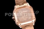 Cartier Santos de Cartier 35mm RG 2018 V6F 1:1 Best Edition White Dial on RG SmartLinks Bracelet MIYOTA 9015 Super Clone Watch - Image 8