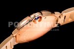 Cartier Ballon Bleu 33mm SS V6F 1:1 Best Edition White Dial Full paved diamonds bezel on SS Bracelet Ronda Quartz Super Clone Watch - Image 7