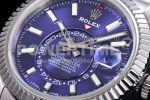 Rolex Skydweller SS Noob Best Edition Blue Dial on SS Bracelet A23J Super Clone Watch - Image 7