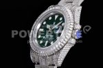 Rolex Submariner White Diamond Bezel SS TWF Best Edition Green Dial SS Bracelet A3135 Super Clone Watch - Image 10