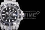 Rolex Submariner Black Diamonds Bezel SS TWF Best Edition Black Dial on SS Bracelet A3135 Super Clone Watch - Image 4