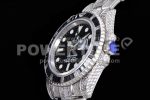 Rolex Submariner Black Diamonds Bezel SS TWF Best Edition Black Dial on SS Bracelet A3135 Super Clone Watch - Image 6