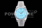 Rolex Oyster Perpetual 41mm 124300 EWF Best Edition Tiffany Blue Dial on SS Jubilee Bracelet A3230 Super Clone Watch