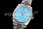 Rolex Oyster Perpetual 41mm 124300 EWF Best Edition Tiffany Blue Dial on SS Jubilee Bracelet A3230 Super Clone Watch - Image 3