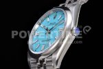Rolex Oyster Perpetual 41mm 124300 EWF Best Edition Tiffany Blue Dial on SS Jubilee Bracelet A3230 Super Clone Watch - Image 9