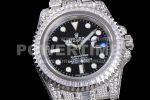 Rolex Submariner White Diamond Bezel SS TWF Best Edition Black Dial SS Bracelet A3135 Super Clone Watch - Image 5