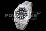 Rolex Submariner White Diamond Bezel SS TWF Best Edition Black Dial SS Bracelet A3135 Super Clone Watch - Image 7