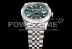 Rolex DateJust 41 126334 JDF 1:1 Best Edition 904L Steel Green Dial on SS Jubilee Bracelet VR3235 Super Clone Watch - Image 8