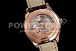 VACHERON CONSTANTIN Fiftysix RG 40mm ZF 1:1 Best Edition Silver Dial on Brown Leather Strap A1326 Super Clone Watch - Image 7