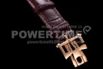 VACHERON CONSTANTIN Fiftysix RG 40mm ZF 1:1 Best Edition Brown Dial on Brown Leather Strap A1326 Super Clone Watch - Image 9