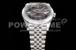Rolex DateJust 41 126334 VSF 1:1 Best Edition 904L Steel Gray Dial Green Roman Markers on SS Jubilee Bracelet VS3235 Super Clone Watch - Image 8