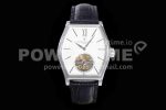 Vacheron Constantin Malte Tourbillon SS White Dial on Black Croco Leather Strap Super Clone Watch