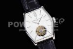 Vacheron Constantin Malte Tourbillon SS White Dial on Black Croco Leather Strap Super Clone Watch - Image 2