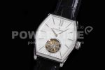 Vacheron Constantin Malte Tourbillon SS White Dial on Black Croco Leather Strap Super Clone Watch - Image 3