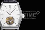 Vacheron Constantin Malte Tourbillon SS White Dial on Black Croco Leather Strap Super Clone Watch - Image 4